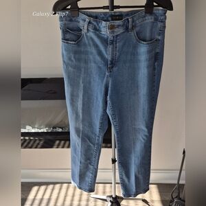 ​Talbots Petites Straight Leg Jeans - Medium Wash Denim - Size 14P